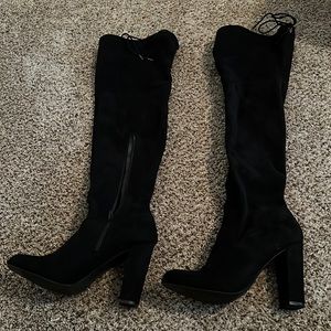 Target brand knee high boots black size 10